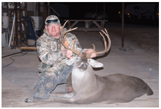 management whitetail buck scored 105